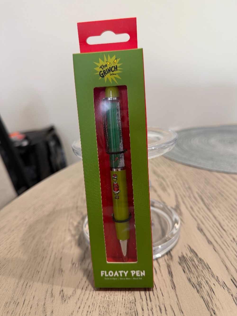 Dr. Seuss The Grinch Floaty Pen - NIB